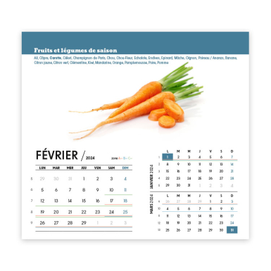 Calendrier integral Thème Fruits & Légumes - Photo 8